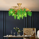 Tree Branch Glass Grape Chandelier
