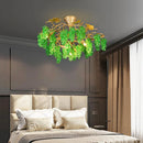Tree Branch Glass Grape Chandelier