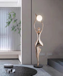 Tree Pose Yoga Sculpture Floor Lamp