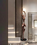 Tree Pose Yoga Sculpture Floor Lamp