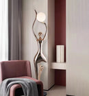 Tree Pose Yoga Sculpture Floor Lamp
