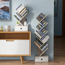 5-Tier Floor Standing Tree Bookcase with Drawer by LJGDeals