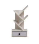 5-Tier Floor Standing Tree Bookcase with Drawer by LJGDeals