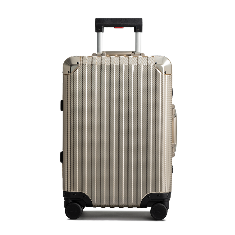 TREVA Aluminum Suitcase Champagne