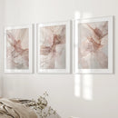 Neutral Abstract Set of 3 Prints Wall Art Decor by Wall Art Set