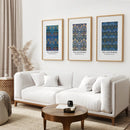 Trendy Neutral Art Set of 3 William Morris Decor by Wall Art Set