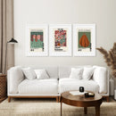 Contemporary Yayoi Kusama Retro Wall Art Decor by Wall Art Set