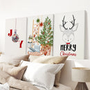 Nursery Christmas Winter Art Poster Home Decor by Wall Art Set