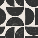 Modern Black & White Geometric Wallpaper