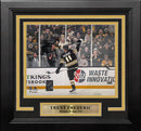 Trent Frederic Goal Celebration Boston Bruins 8" x 10" Framed Hockey Photo by Dynasty Sports & Framing