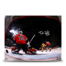 Trent Frederic First NHL Goal Boston Bruins Autographed 8" x 10" Hockey Photo by Dynasty Sports & Framing