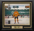 Trent Frederic Winter Classic Action Boston Bruins 11" x 14" Framed Hockey Photo by Dynasty Sports & Framing