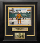 Trent Frederic Winter Classic Boston Bruins 8" x 10" Framed Hockey Photo with Engraved Autograph by Dynasty Sports & Framing
