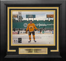 Trent Frederic Winter Classic Action Boston Bruins 8" x 10" Framed Hockey Photo by Dynasty Sports & Framing