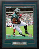 Trey Burton Touchdown Catch Philadelphia Eagles Framed Football Photo by Dynasty Sports & Framing