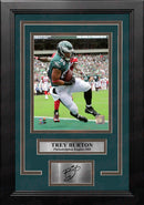 Trey Burton Touchdown Catch Philadelphia Eagles Framed Football Photo with Engraved Autograph by Dynasty Sports & Framing