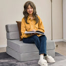Tri-Fold Folding Chair Convertible Sleeper Bed by LJGDeals