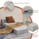Tri-Fold Folding Chair Convertible Sleeper Bed by LJGDeals