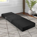 Tri-Fold Folding Chair Convertible Sleeper Bed by LJGDeals