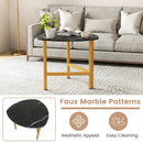 Triangle Coffee Table Oval Coffee Table with Metal Legs Industrial Center Table by LJGDeals