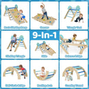 Triangle Set 8-in-1 Foldable Baby Climbing Toys Astronaut/Unicorn Theme by LJGDeals
