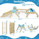 Triangle Set 8-in-1 Foldable Baby Climbing Toys Astronaut/Unicorn Theme by LJGDeals