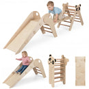 Triangle Set Foldable Kids Climbing Toys Panda-Themed Wood Montessori Climbing Set by LJGDeals