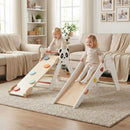 Triangle Set Foldable Kids Climbing Toys Panda-Themed Wood Montessori Climbing Set by LJGDeals