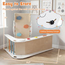 Triangle Set Foldable Kids Climbing Toys Panda-Themed Wood Montessori Climbing Set