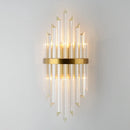 Triangular Crystal Rod Wall Lamp