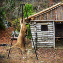 Tripod Game Hoist Deer Hanger 600 LBS Capacity Deer Skinning Rack-Black by LJGDeals