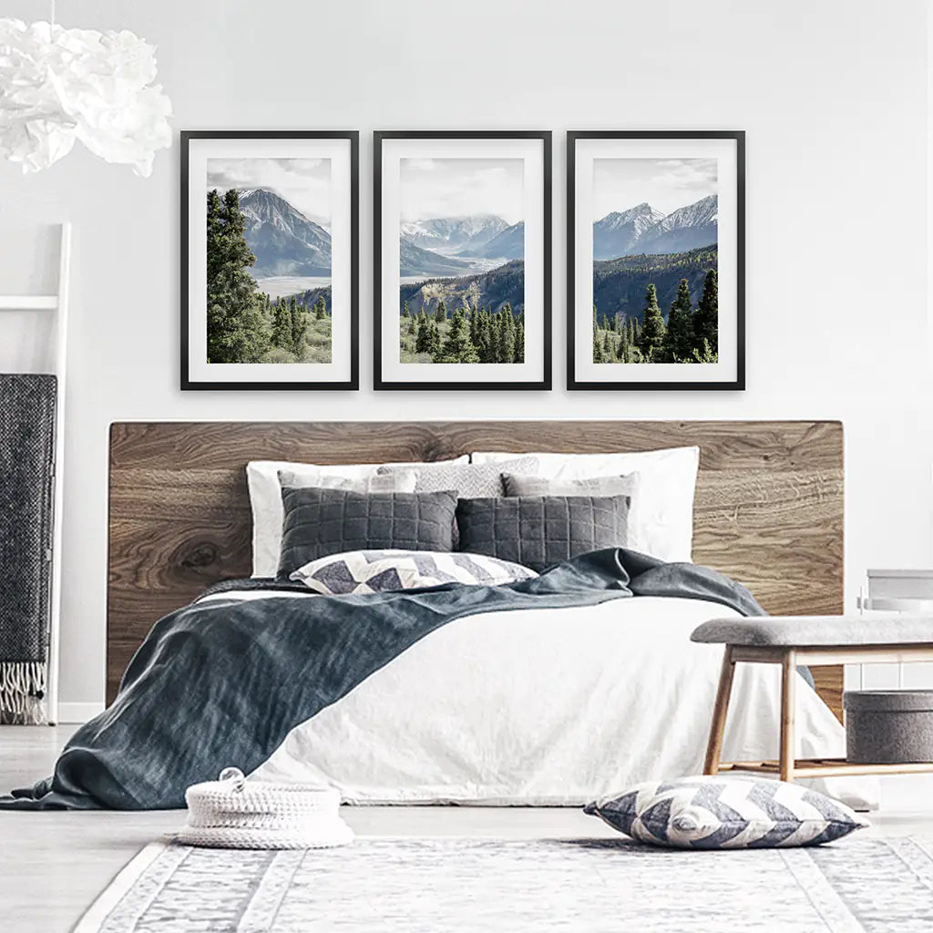 Kluane National Park Wilderness Nature Triptych. Mountains Prints, photo 4 of 13