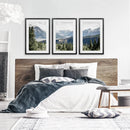 Kluane National Park Wilderness Nature Triptych. Mountains Prints by Wall Art Set