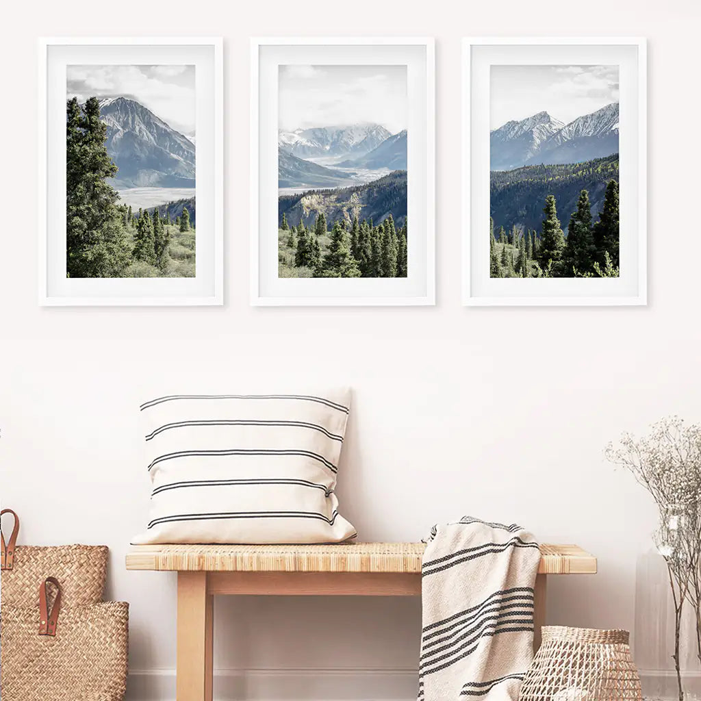 Kluane National Park Wilderness Nature Triptych. Mountains Prints, photo 5 of 13