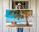 Tropical Beach Wall Art | 3-Panel Large Canvas Print with by MyGreatCanvas | Canvas Wall Art Prints | Photo Prints & Wall Decor