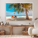 Tropical Beach Wall Art | 3-Panel Large Canvas Print with by MyGreatCanvas | Canvas Wall Art Prints | Photo Prints & Wall Decor