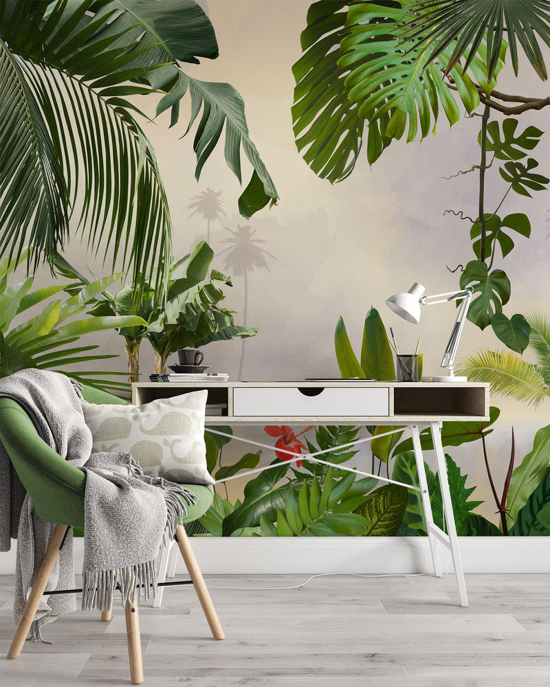 Mural Rainforest Wallpaper - Mangrove Forest Wallpaper