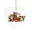 True Story Playful and Festive Nativity Christmas Ornament, Birth of Jesus