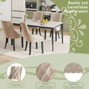 Tufted Wingback Upholstered Dining Chairs Set of 2-Light Brown by DirectDeals
