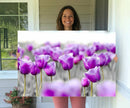 Tulip Fields Canvas Wall Art Print