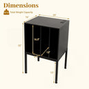Turntable Record Player Stand with Power Outlets by LJGDeals