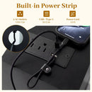 Turntable Record Player Stand with Power Outlets by DirectDeals