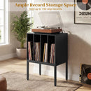 Turntable Record Player Stand with Power Outlets by DirectDeals
