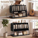 Turntable Stand with Charging Station & Vinyl Storage by LJGDeals