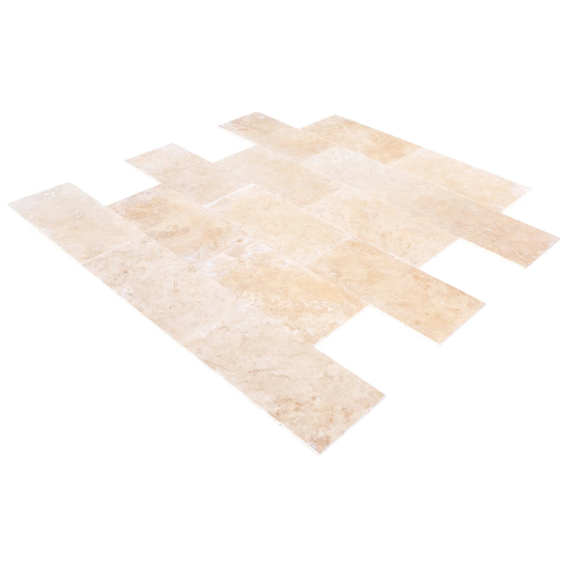 Tuscany Beige Honed and Filled Travertine Wall and Floor Tiles