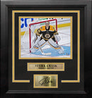 Tuukka Rask in Action Boston Bruins 8" x 10" Framed Hockey Photo with Engraved Autograph by Dynasty Sports & Framing