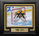 Tuukka Rask in Action Boston Bruins 8" x 10" Framed Hockey Photo by Dynasty Sports & Framing