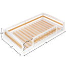 Twin Montessori Floor Bed with Safety Guardrails by Ocodile.com