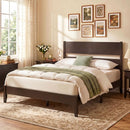 Full Bed Frame with Headboard and Solid Wood Legs by LJGDeals