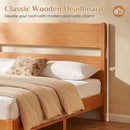Full Bed Frame with Headboard and Solid Wood Legs by LJGDeals